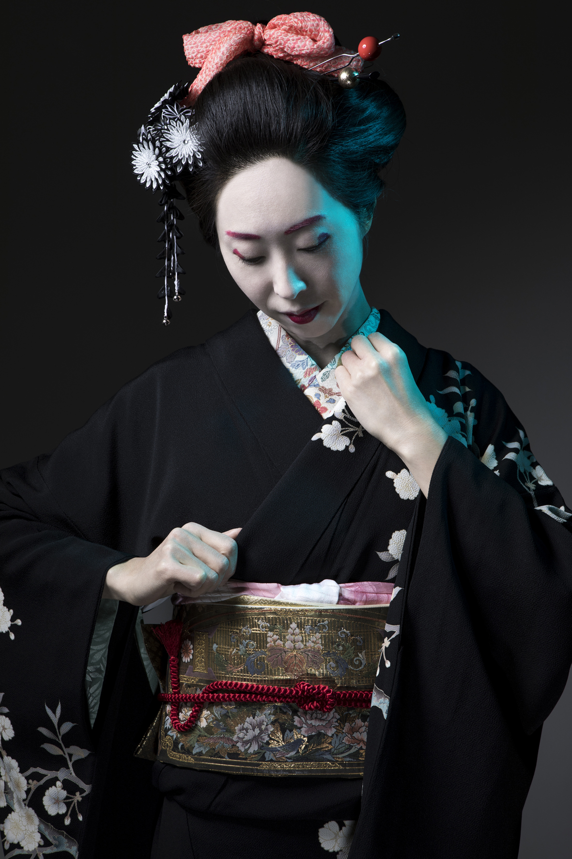Geisha wearing Kimono - editorial photography berlin