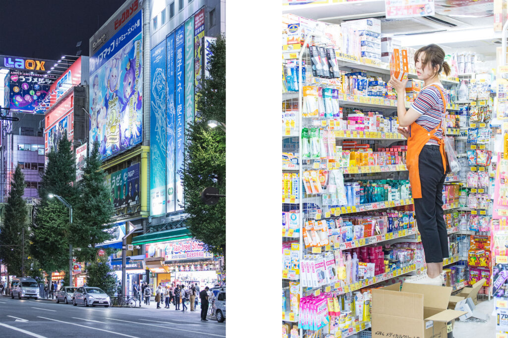 Tokyo big malls, Akihabara, Tokyo nightlights, Japanese worker, Tokyo street photography